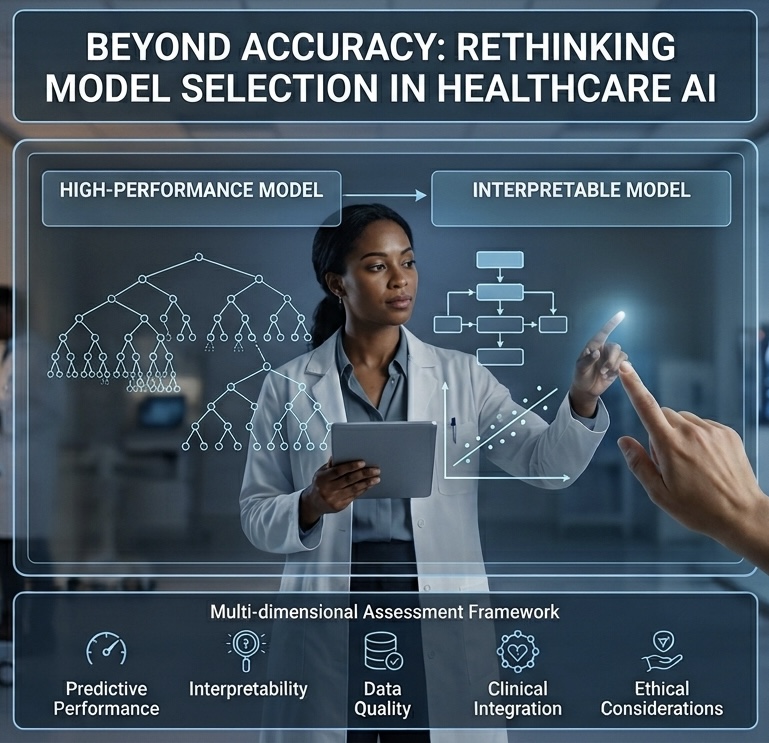 Beyond accuracy: model selection in health AI